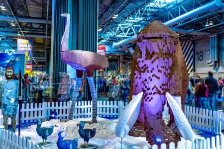 BRICK Mammoth Sculpture
