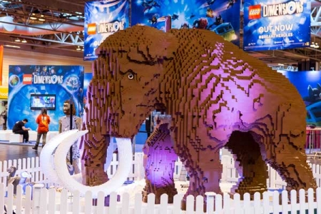 Bright Bricks Sculpture